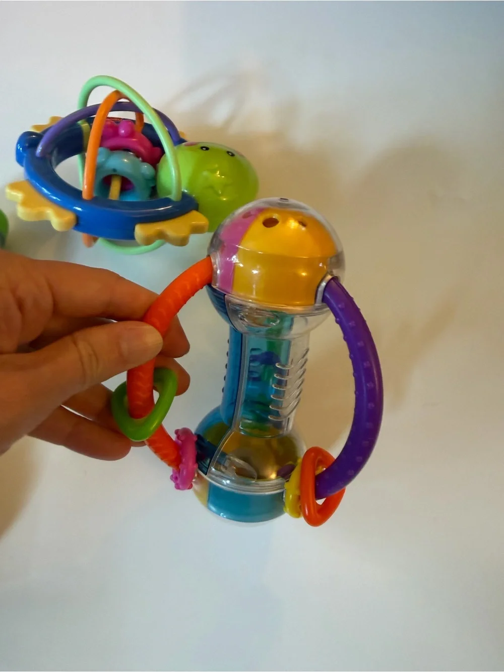 Sensory Rattle Trio Colorful, interactive baby toys